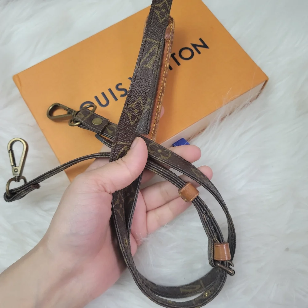 100% Authentic Louis Vuitton Monogram crossbody strap - Picture 12 of 13